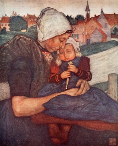A Mother and Child of Axel, 1904 by Nico Jungman